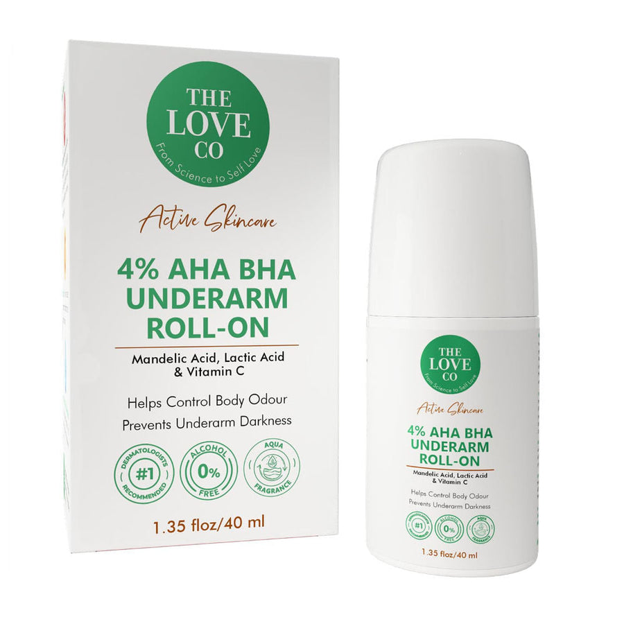 The Love Co. 4% AHA BHA Underarm Roll On