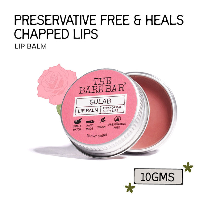 The Bare Bar Berry Blast Lip Balm - Buttery Moisture for Pigmented, Dry Lips