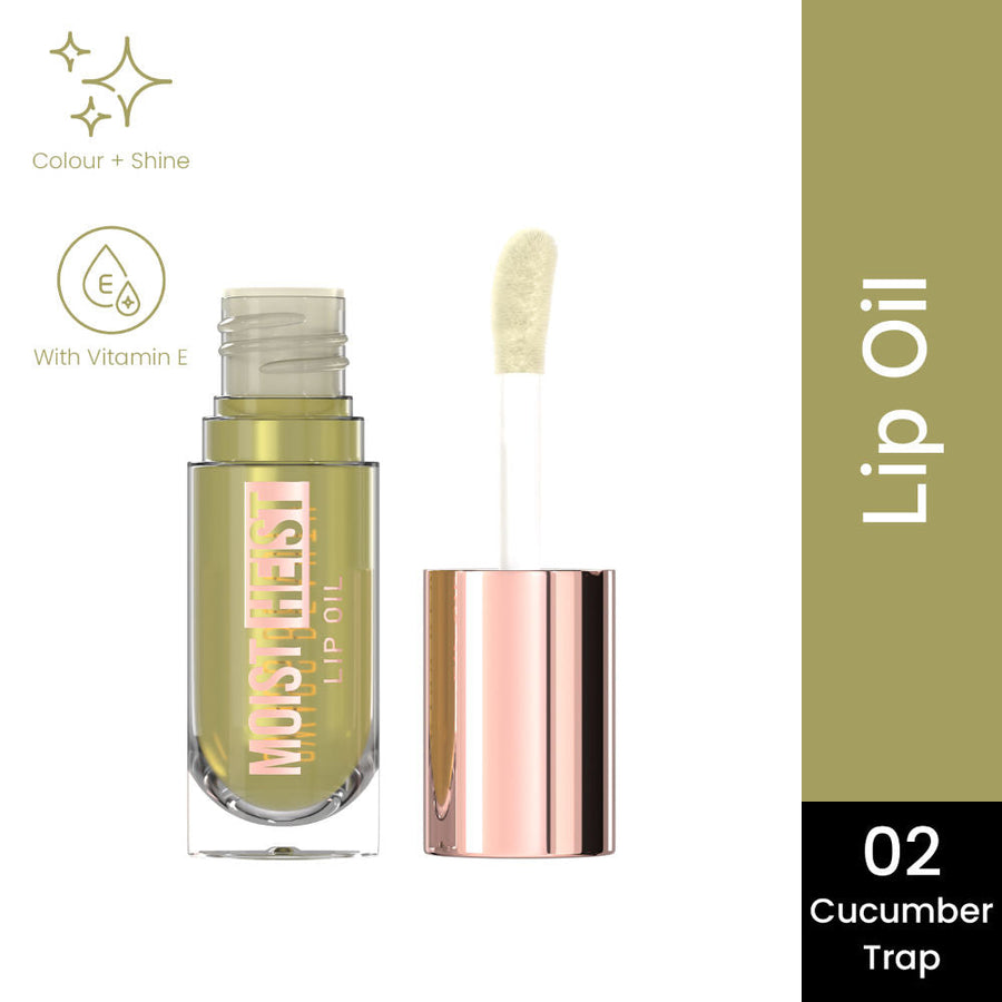 Swiss Beauty Moist Heist Lip Oil Colour-Changing With Vitamin E & Mint Oil