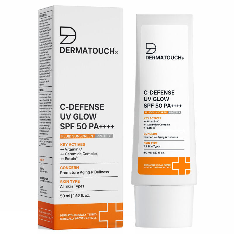 Dermatouch C-Defense SPF 50 PA++++ Fluid Sunscreen
