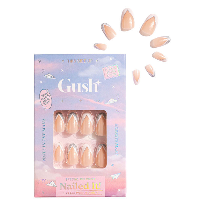 Gush Beauty Nailed It Reusable Luxury Press On Nails (Round Shape)