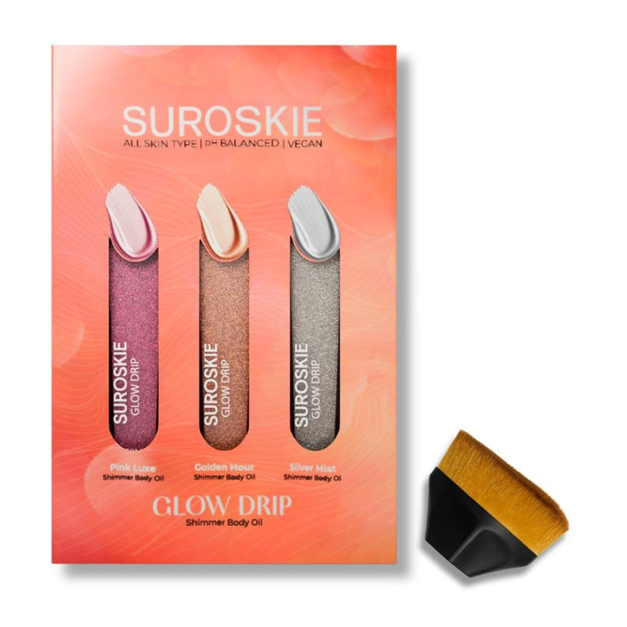 SUROSKIE Glow Drip Golden Hour, Silver & Pink Luxe