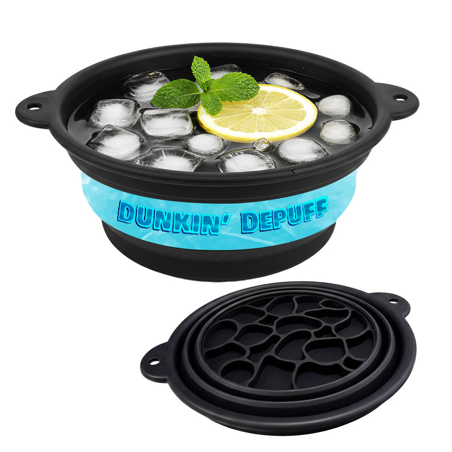 Matra Ice Facial Bowl for Cold Face Plunge Bath with Ice Tray Silicone Face Dunk Tub for De-puffing