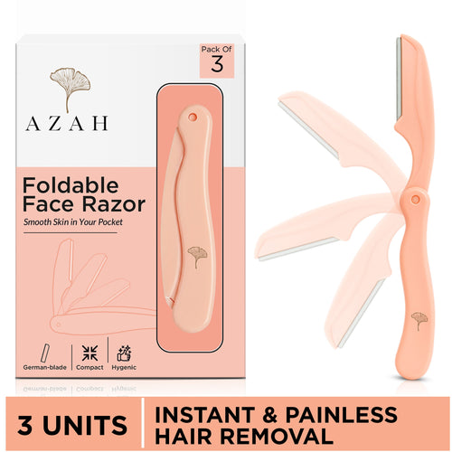 Azah Mini Foldable Razor For Face & Eyebrow