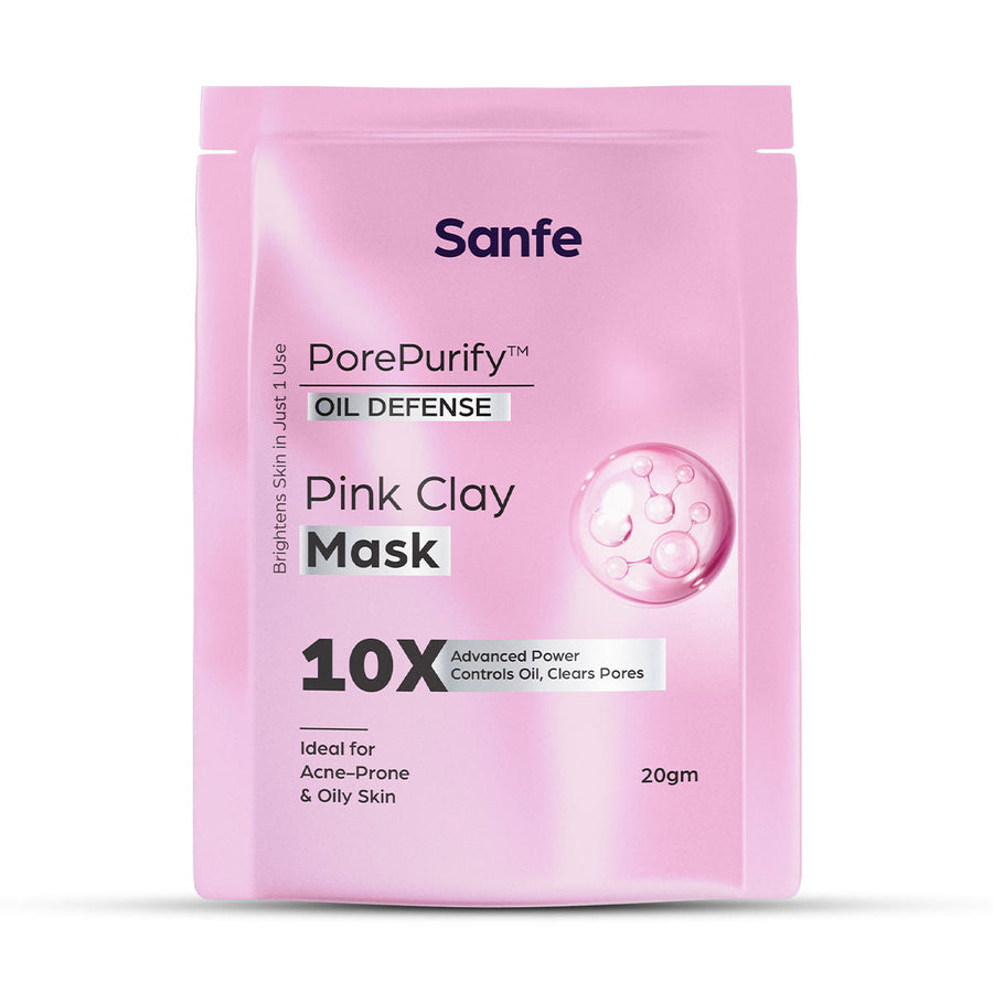 Sanfe Porepurify Oil Defense Pink Clay Mask
