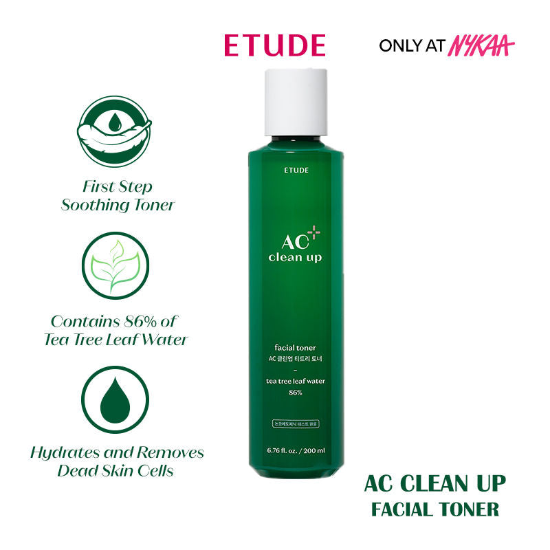 ETUDE Ac Clean Up Facial Toner, For Acne Prone Skin
