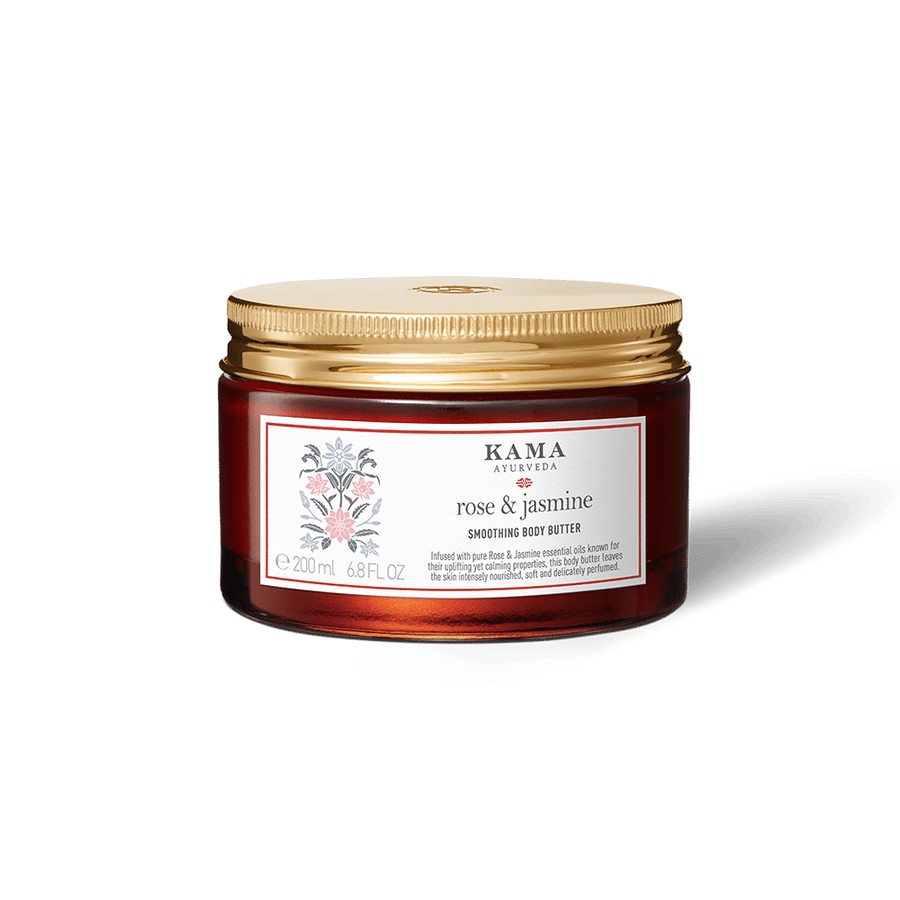 Kama Ayurveda Rose & Jasmine Intense Moisturising with Smoothing Body Butter with Paraben Free