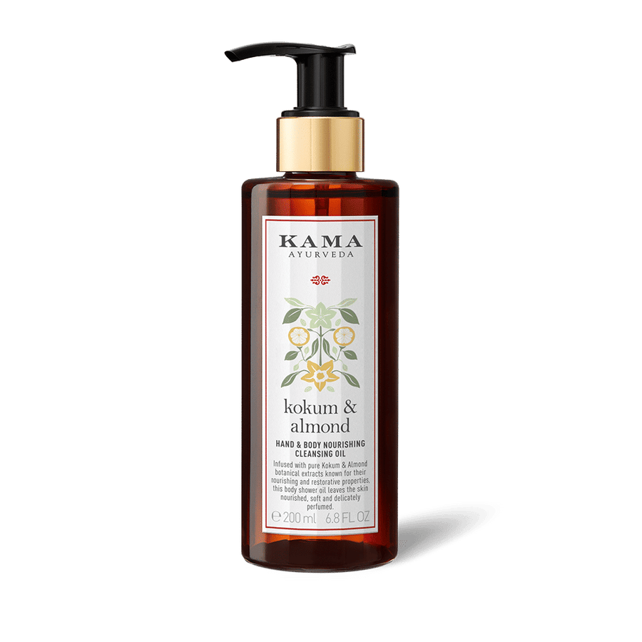 Kama Ayurveda Kokum Almond Nourishing Hand & Body Cleansing Oil with Paraben Free
