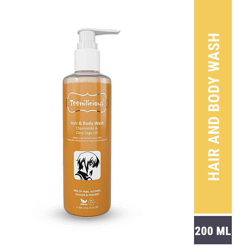 Teenilicious Hair & Body Wash With Chamomile & Clary Sage Oil
