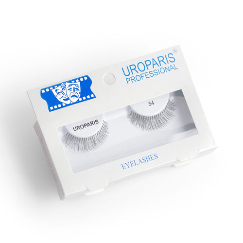 Uroparis Human Hair Eyelashes - 54 / BLACK