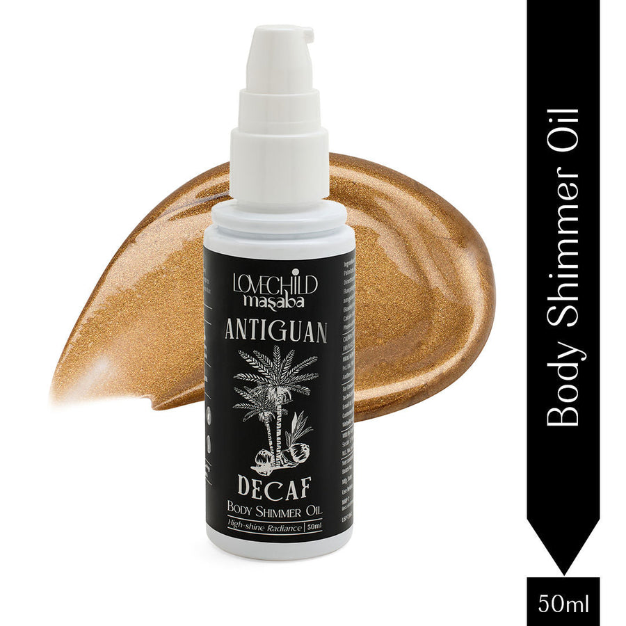 LoveChild Masaba Antiguan Decaf Body Shimmer Oil