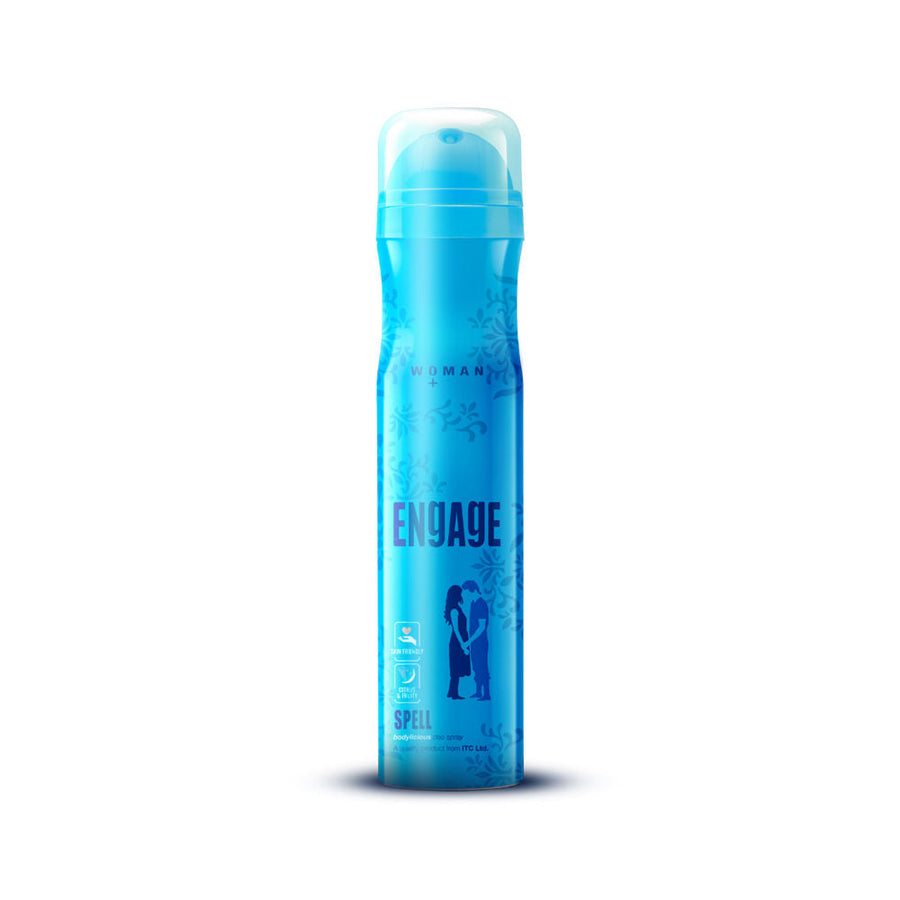 Engage Spell Deodorant For Women, Citrus & Fruity, Skin Friendly, Long-Lasting