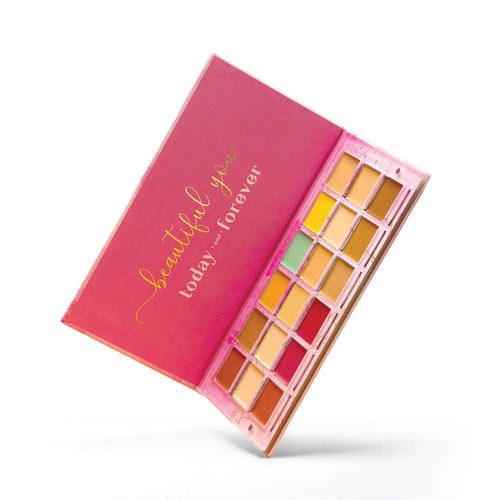 Aflairza 18 Shades Makeup Palette Foundation Concealer, Contour & Blush for Blendable Matte Makeup