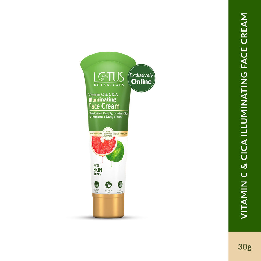 Lotus Botanicals Vitamin C & Cica Illuminating Face Cream