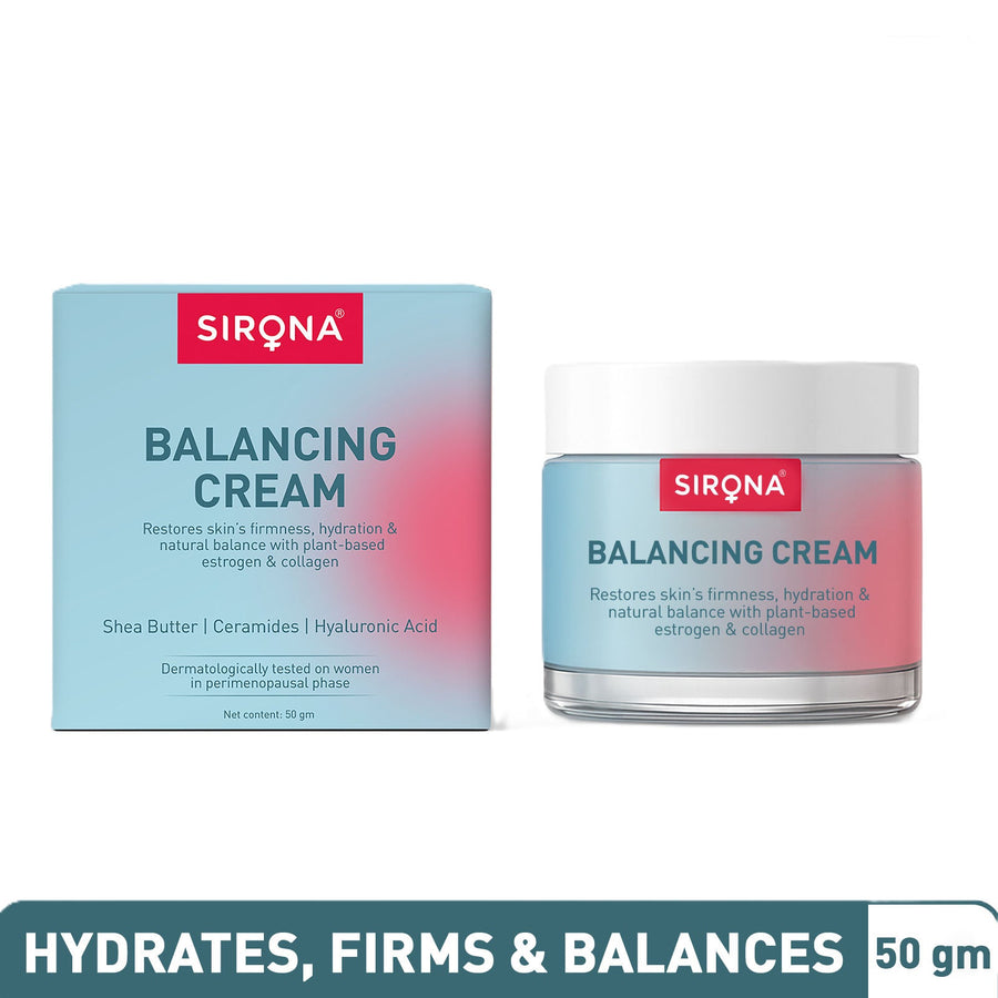 Sirona Face & Body Cream For Perimenopausal & Menopausal Skin, Restores Hydration, Derma Tested