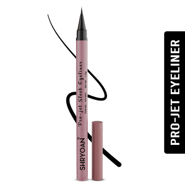 Shryoan Pro-Jet Sleek 24 Hours Stay Eyeliner - Black