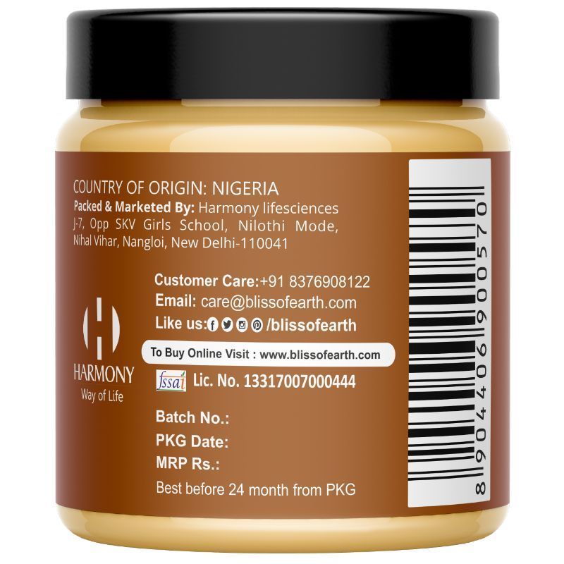 Bliss Of Earth 100% Organic Raw Cocoa Butter