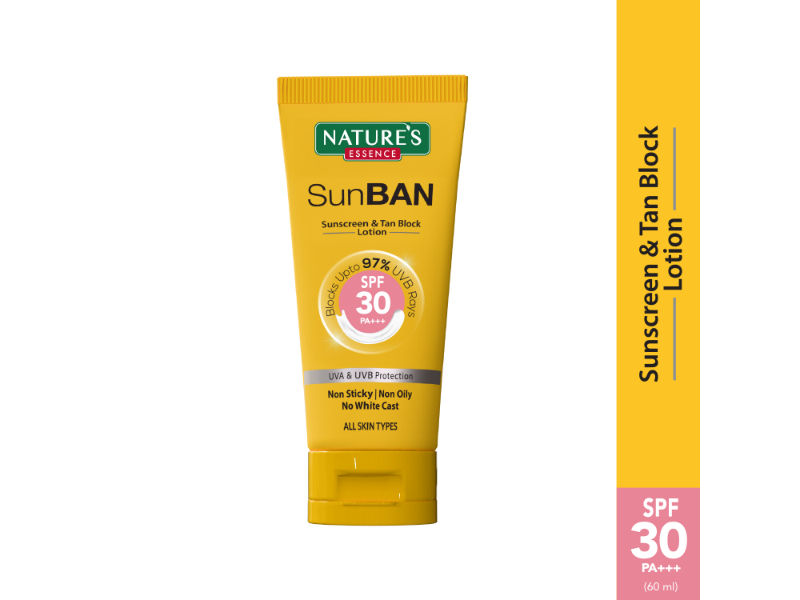 Nature's Essence Sunban Spf 30 Pa+++ Sunscreen & Tan Block Lotion