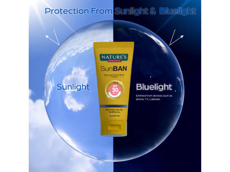 Nature's Essence Sunban Spf 30 Pa+++ Sunscreen & Tan Block Lotion