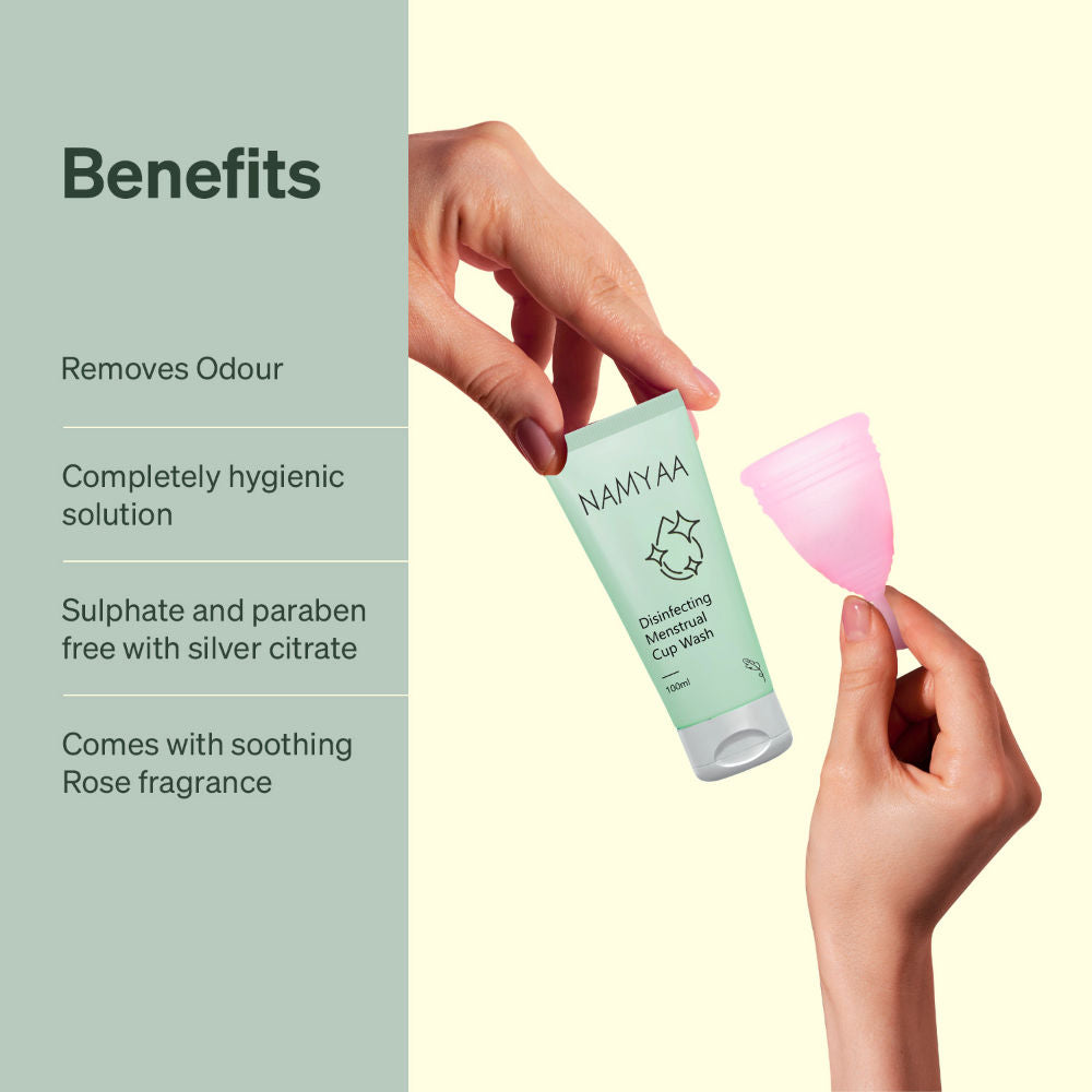 Namyaa Disinfecting Menstrual Cup Wash Paraben & Sulphate Free