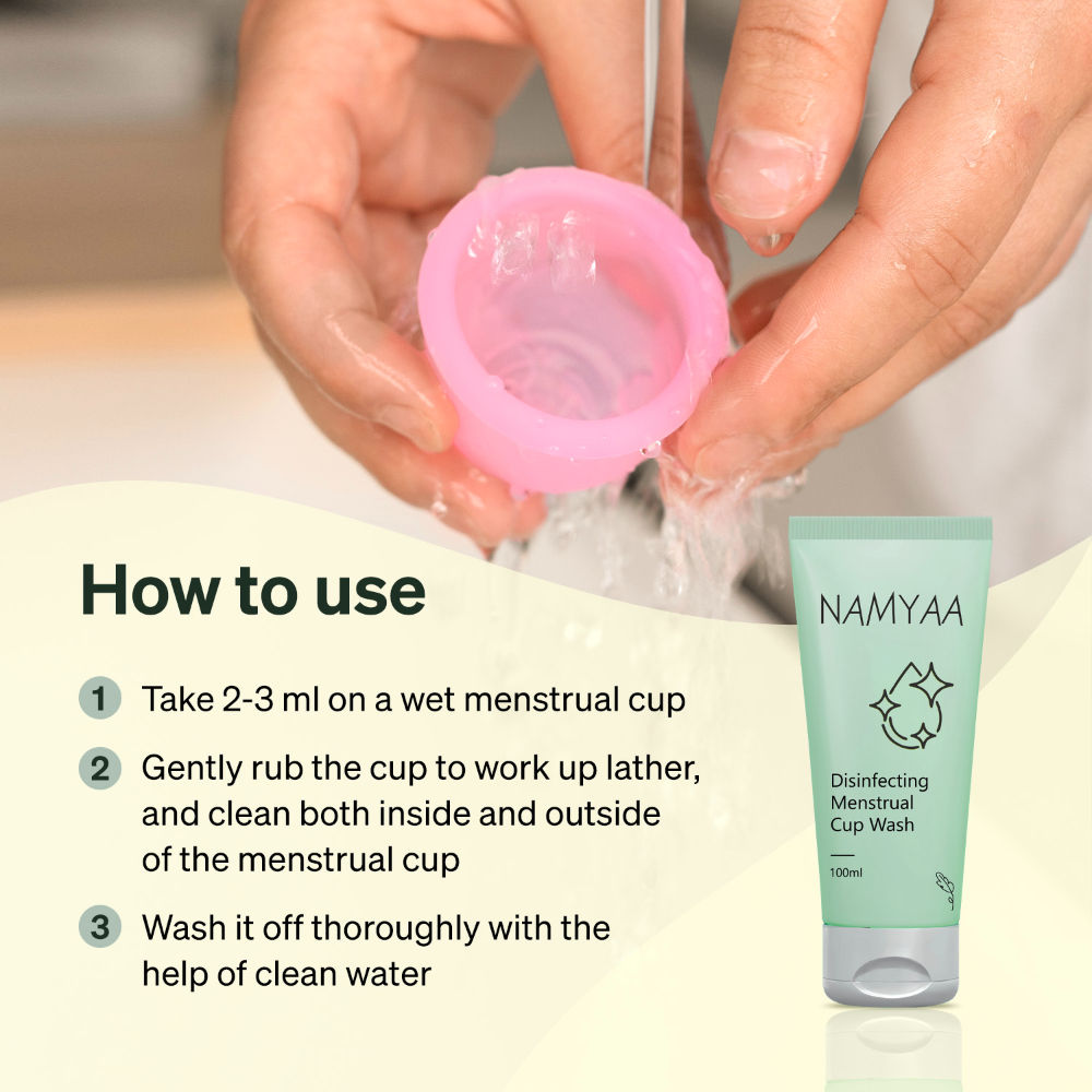Namyaa Disinfecting Menstrual Cup Wash Paraben & Sulphate Free