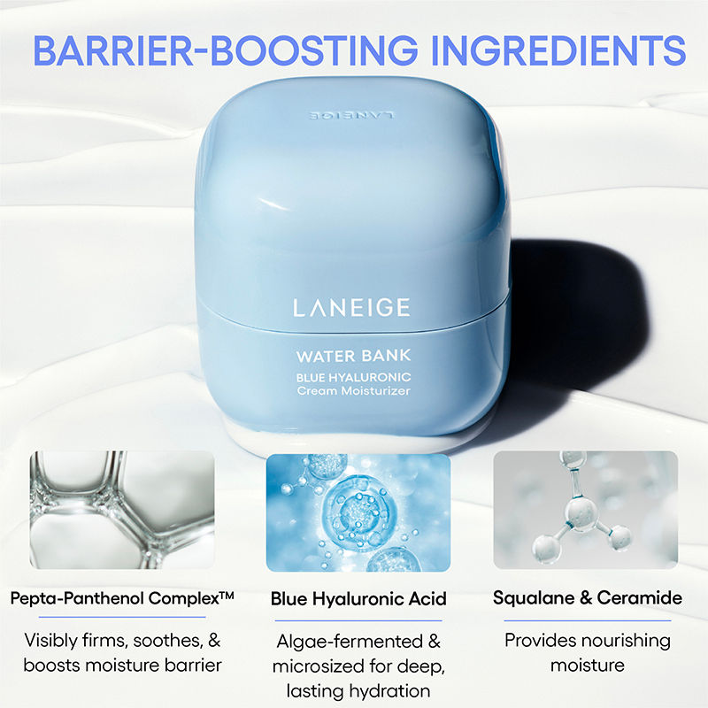 LANEIGE Water Bank Blue Hyaluronic Cream Moisturizer