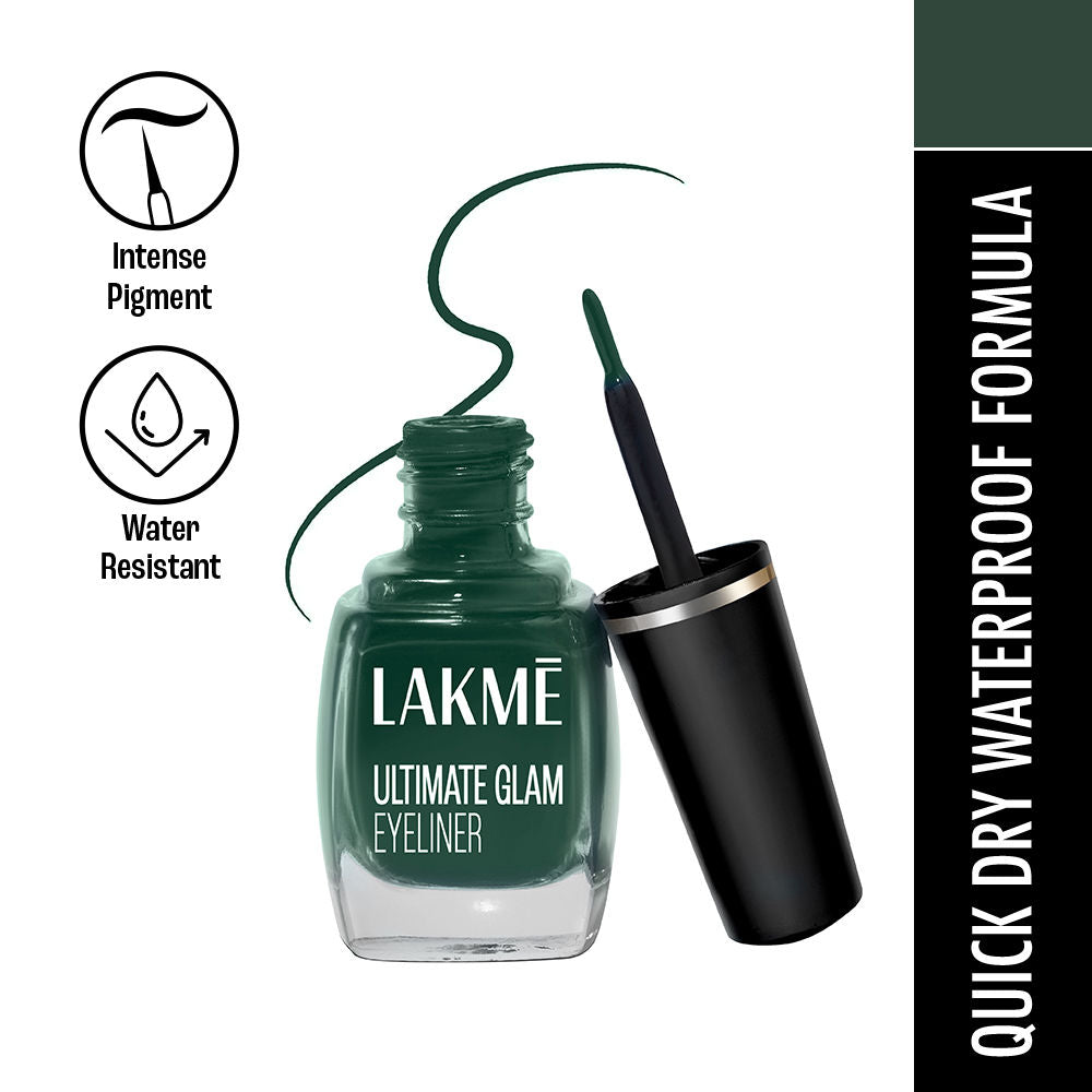 Lakme Ultimate Glam Eye Liner, Semi Matte