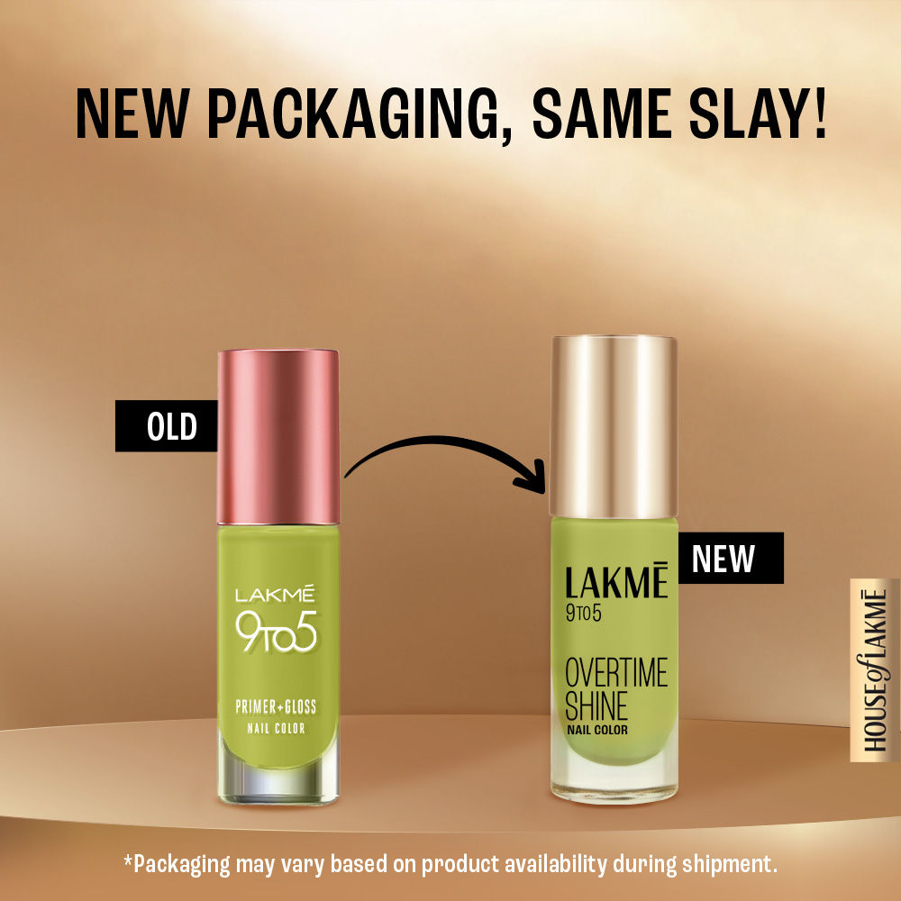 Lakme 9 To 5 Primer + Gloss Nail Color