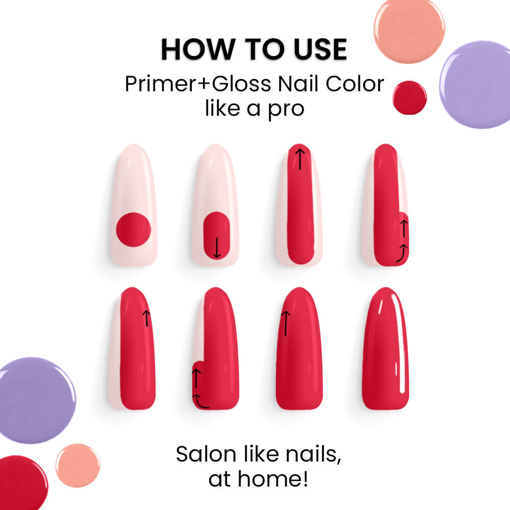 Lakme 9 To 5 Primer + Gloss Nail Color