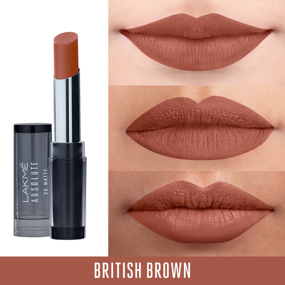 Lakme Unreal 3D Slim Bullet Lipstick, Matte Finish