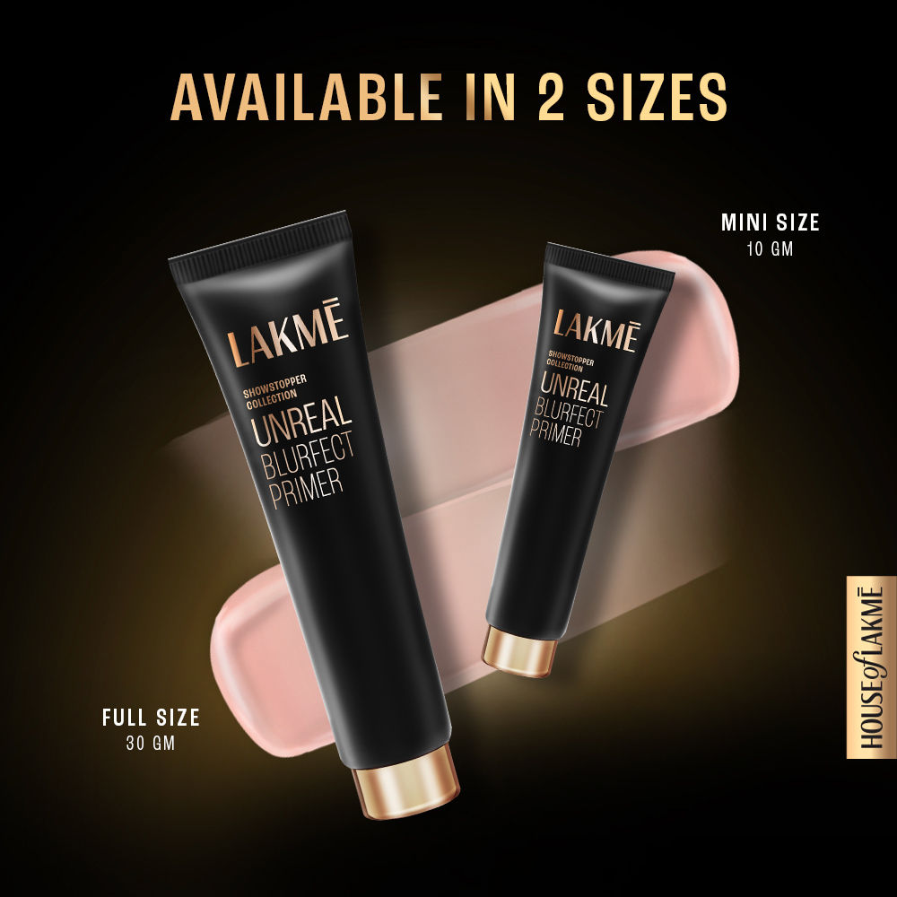 Lakme Unreal Mini Blurfect Long Stay Face Primer, Mattifies & Blurs Pores
