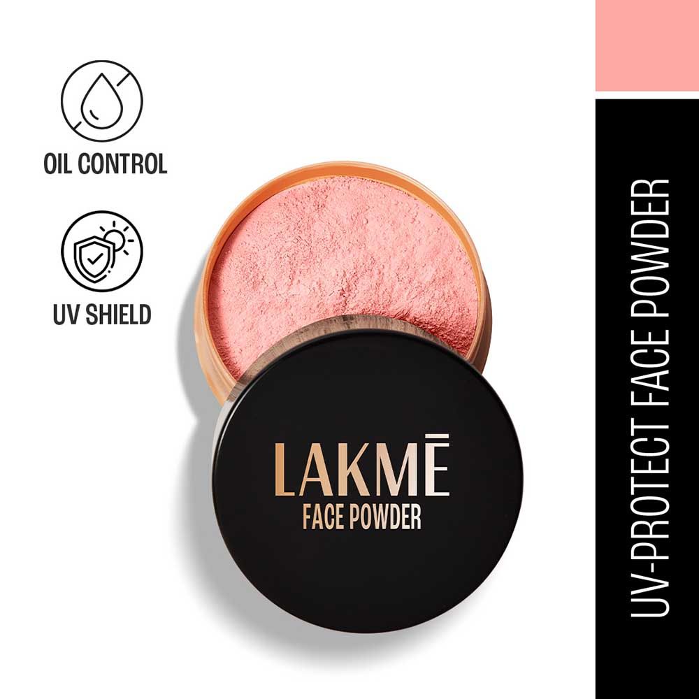 Lakme Forever Matte Face Powder, Matte Finish, Oil Control, For Rosy Glow