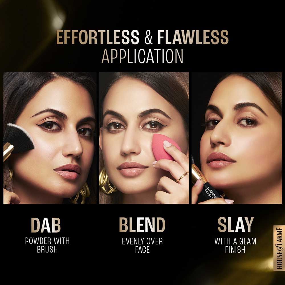 Lakme Forever Matte Face Powder, Matte Finish, Oil Control, For Rosy Glow