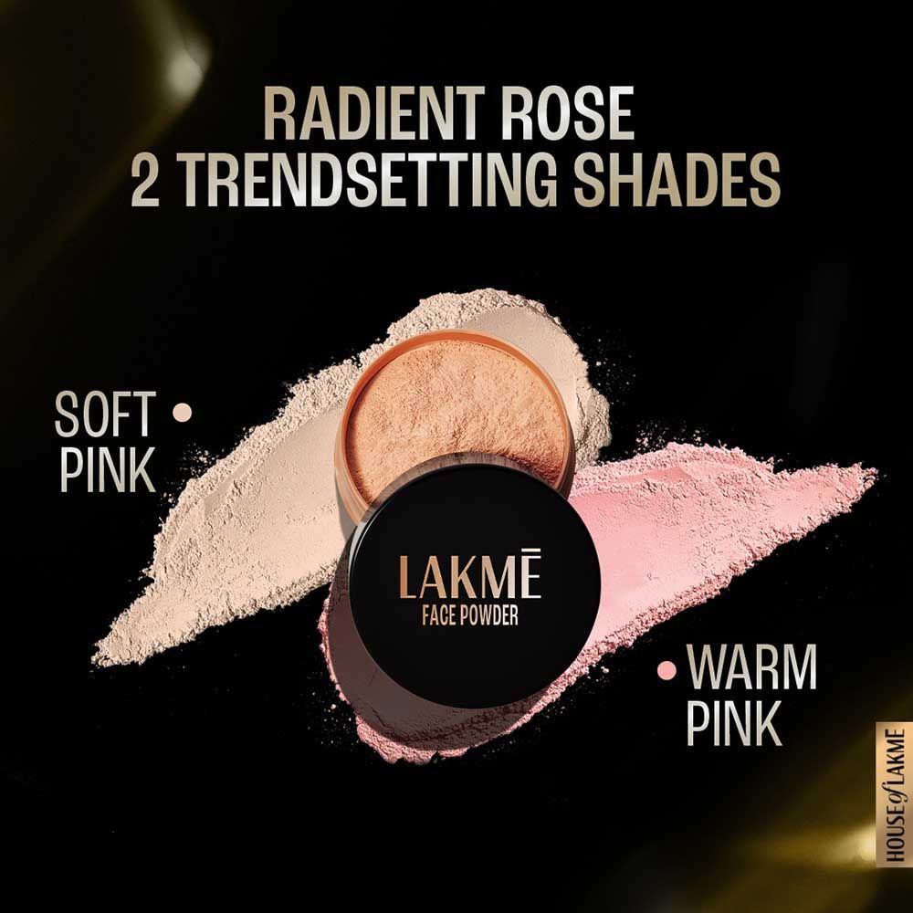 Lakme Forever Matte Face Powder, Matte Finish, Oil Control, For Rosy Glow