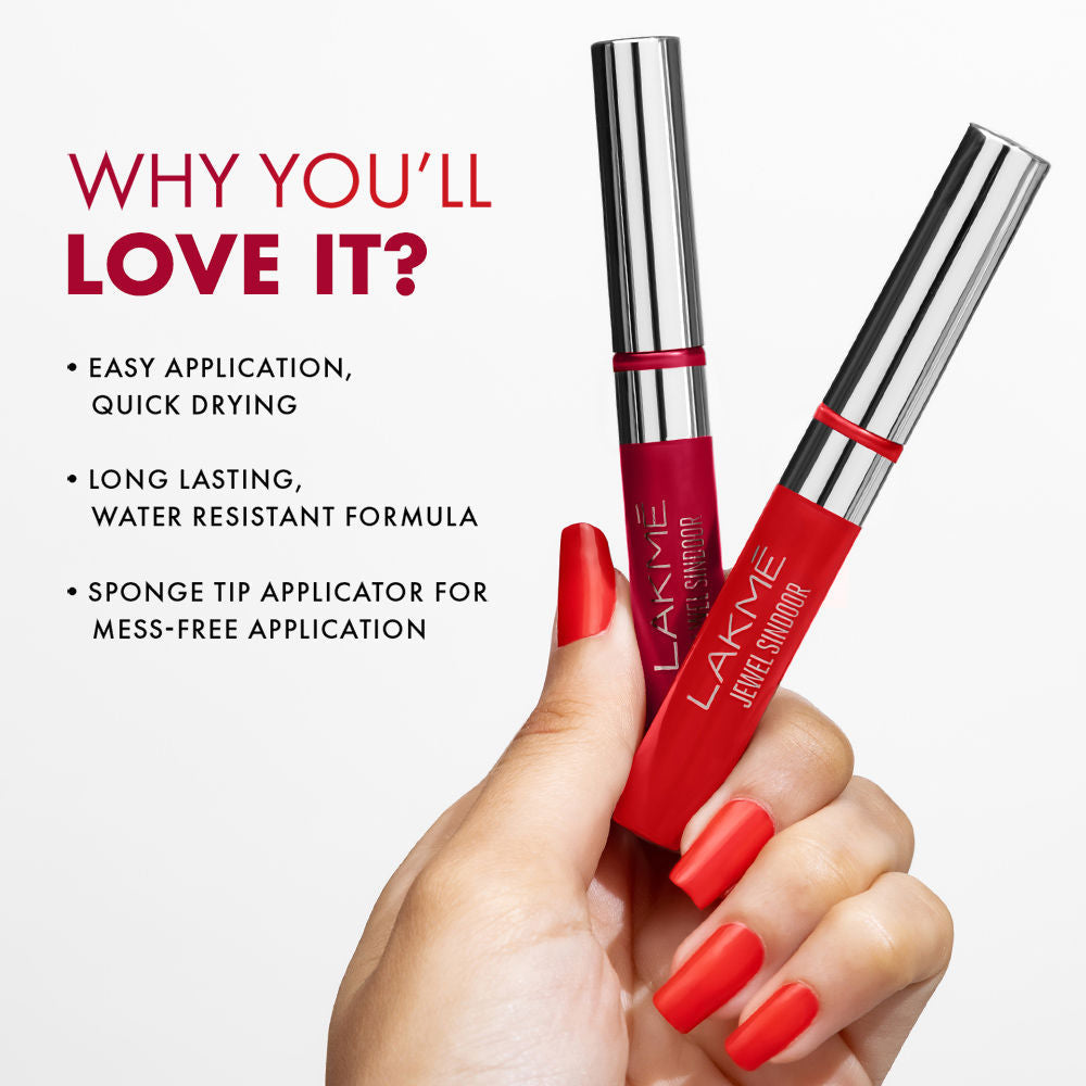 Lakme Forever Matte Sindoor, Long Lasting