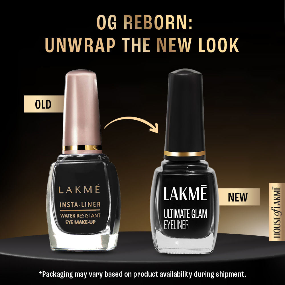 Lakme Ultimate Glam Eye Liner, Semi Matte
