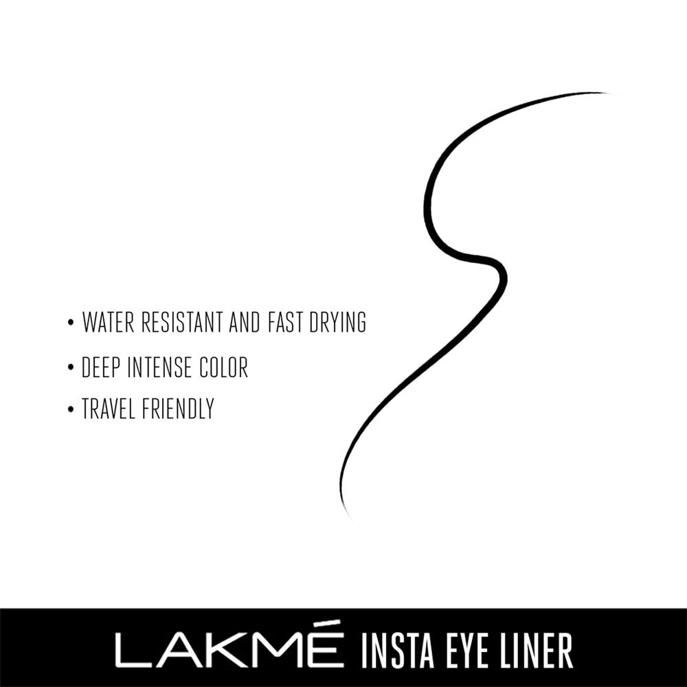 Lakme Ultimate Glam Eye Liner, Semi Matte