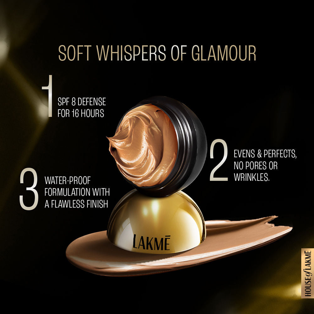 Lakme Xtraordin-Airy Mattereal Mousse Foundation, Matte Finish, With SPF8