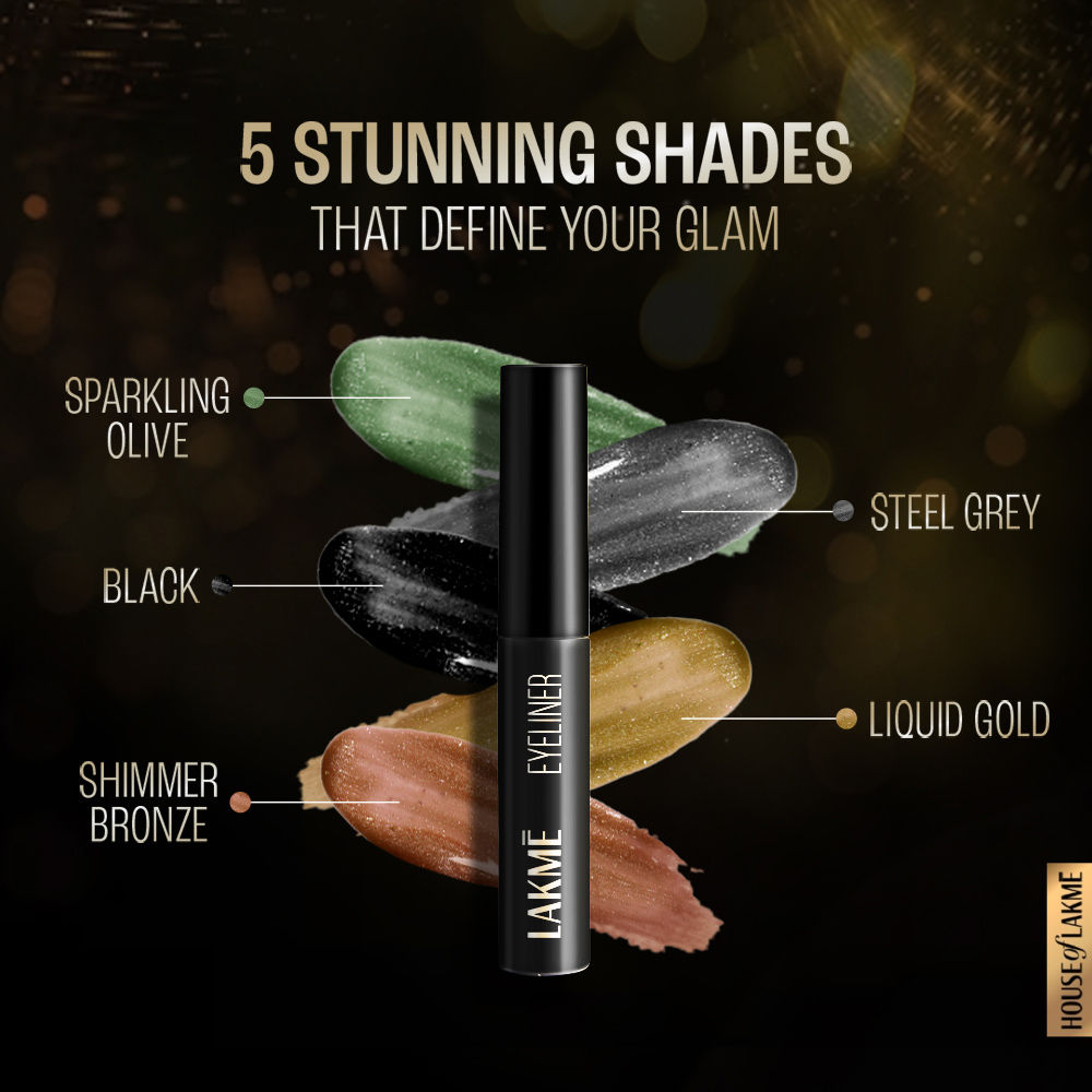 Lakme Unreal Precision Liquid Eye Liner Lightweight & Smudgeproof Eye Liner