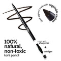 Ruby's Organics Smoked Kohl + Brow Filler