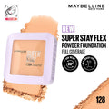 Maybelline New York Super Stay Flex Powder Foundation Compact-30H Full Cover-for Oily Skin