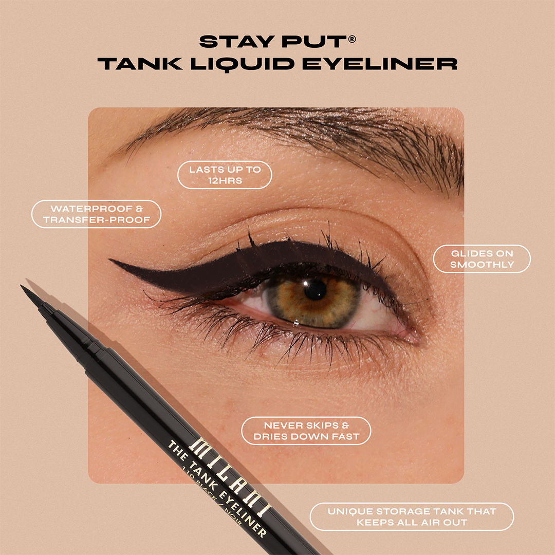 Milani Stay Put Tank Liquid Eyeliner - Brown