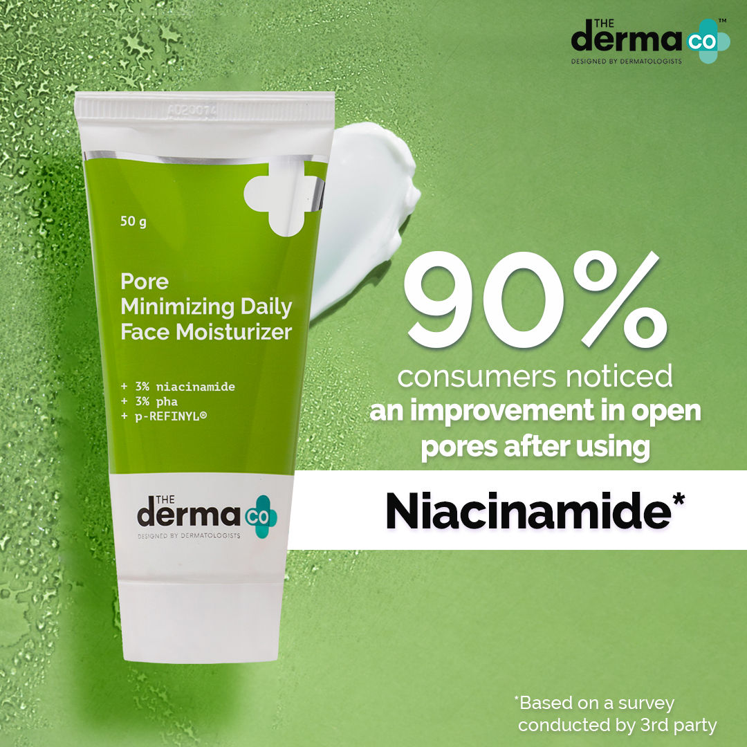 The Derma Co Pore Minimizing Moisturizer With 3% Niacinamide 3% PHA And P-Refinyl