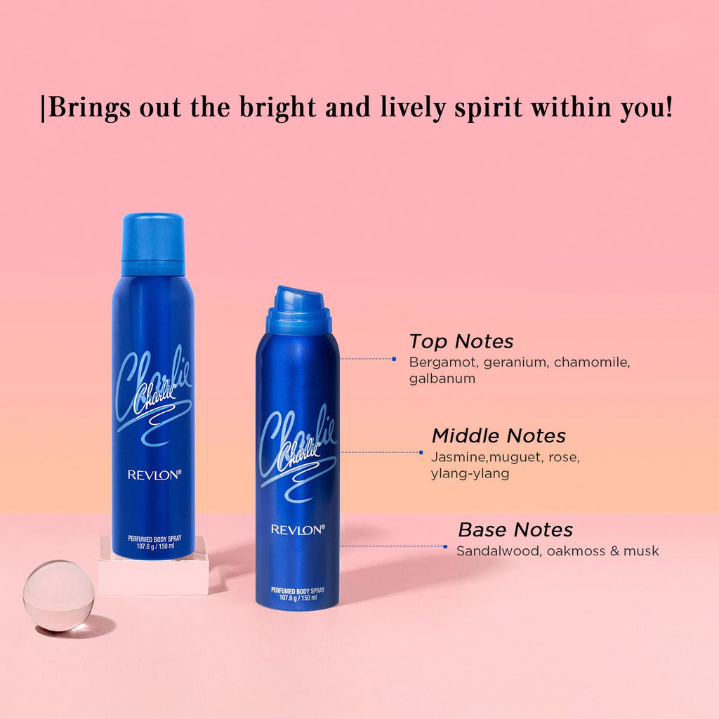 Revlon Charlie Blue Perfumed Body Spray For Her