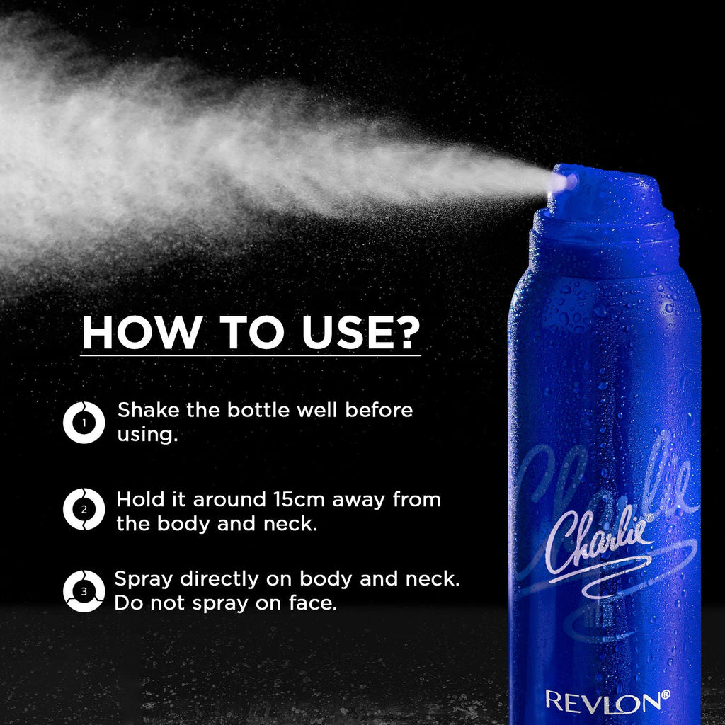 Revlon Charlie Blue Perfumed Body Spray For Her