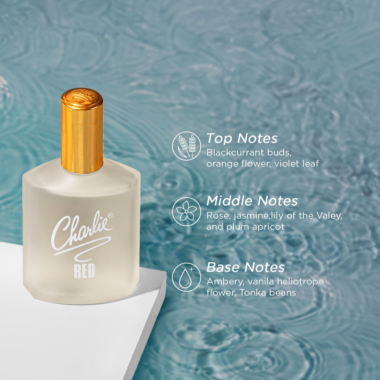 Revlon Charlie Red EAU Fraiche Vaporisateur For Her