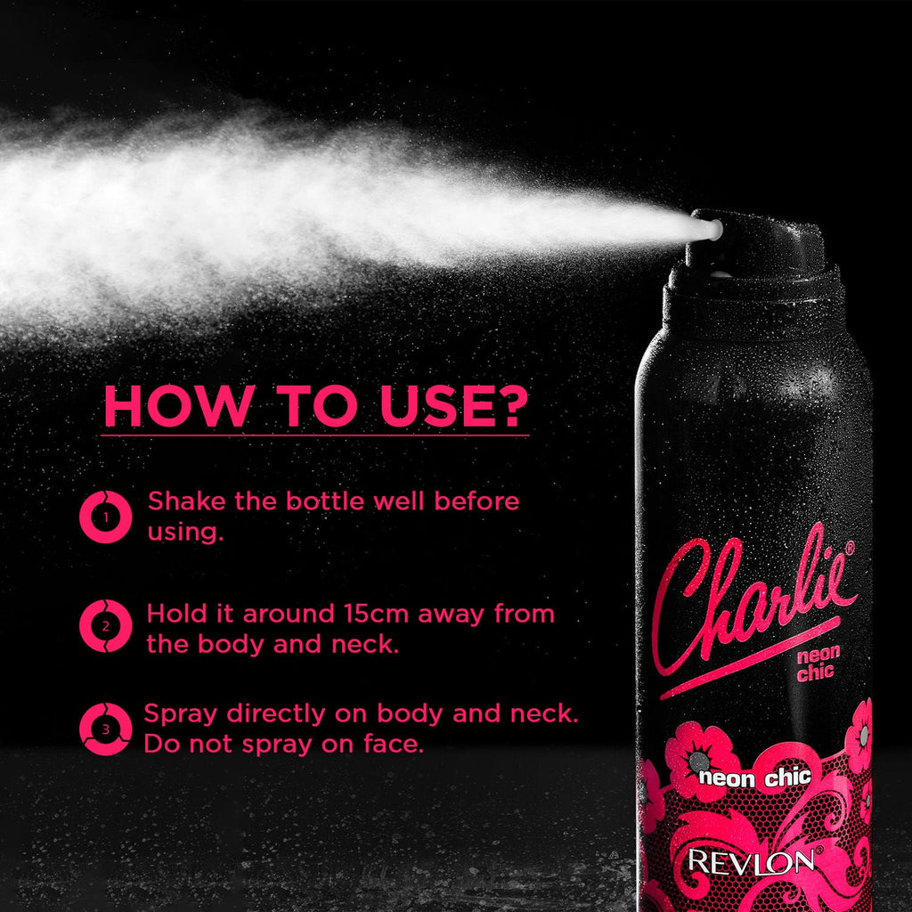 Revlon Charlie Neon Chic Perfumed Body Spray For Her