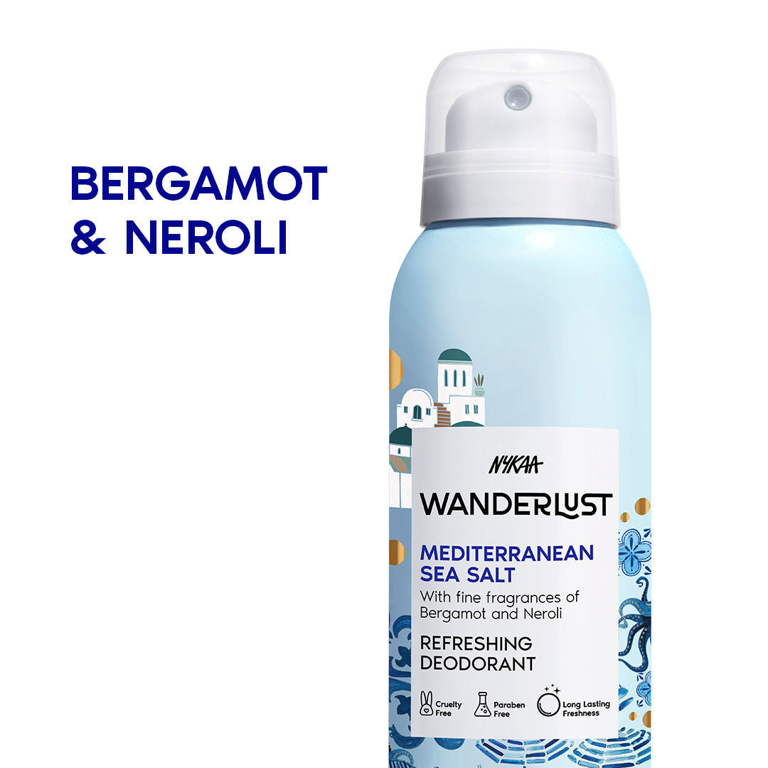 Wanderlust French Lavender Deodorant Spray for Women, Long Lasting Calming Freshness, 48 Hrs
