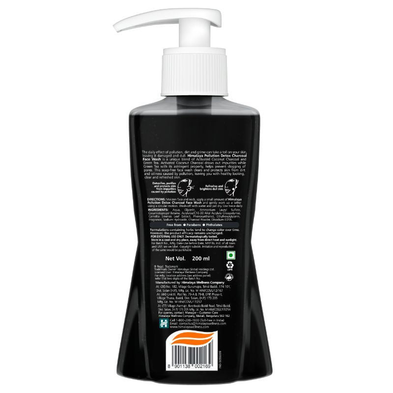 Himalaya Pollution Detox Charcoal Face Wash