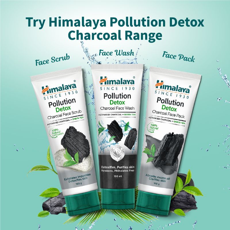 Himalaya Pollution Detox Charcoal Face Wash